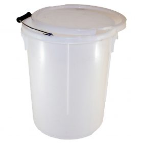 White Plasterers Bucket 28 litre with lid and handle