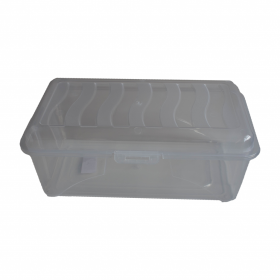 Clear Shoe Box with Hinge Lid Plastic